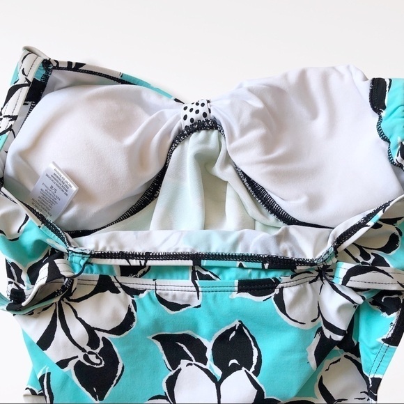 Beach House One Piece Swimsuit Hawaiian Floral Print Small - Picture 10 of 12